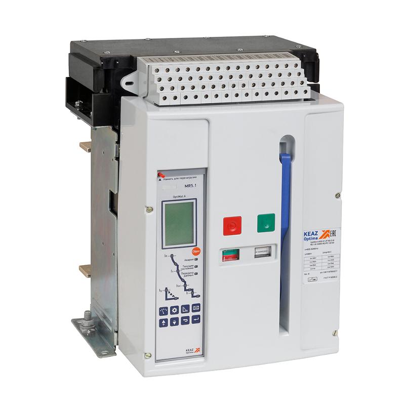 Выключатель автоматический OptiMat A-800-S1-3P-50-F-MR5.1-B-C2200-M2-P00-S3-00 | 332334 | КЭАЗ — фото 1 | Sento