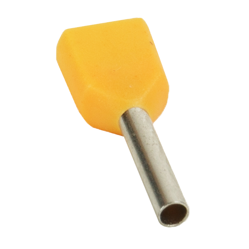 Наконечник штыревой втулочный под два провода OptiKit T-Shv2-PVC- 1,0-10(100шт) | 278046 | КЭАЗ — фото 1 | Sento