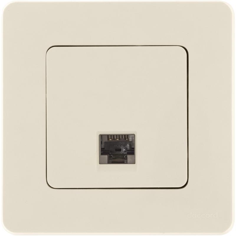 Inspiria Слоновая кость Розетка компьютерная RJ45 С/У категория 5e UTP | 673826 | Legrand; замена на арт. ИЭК 6738261 — Legrand
