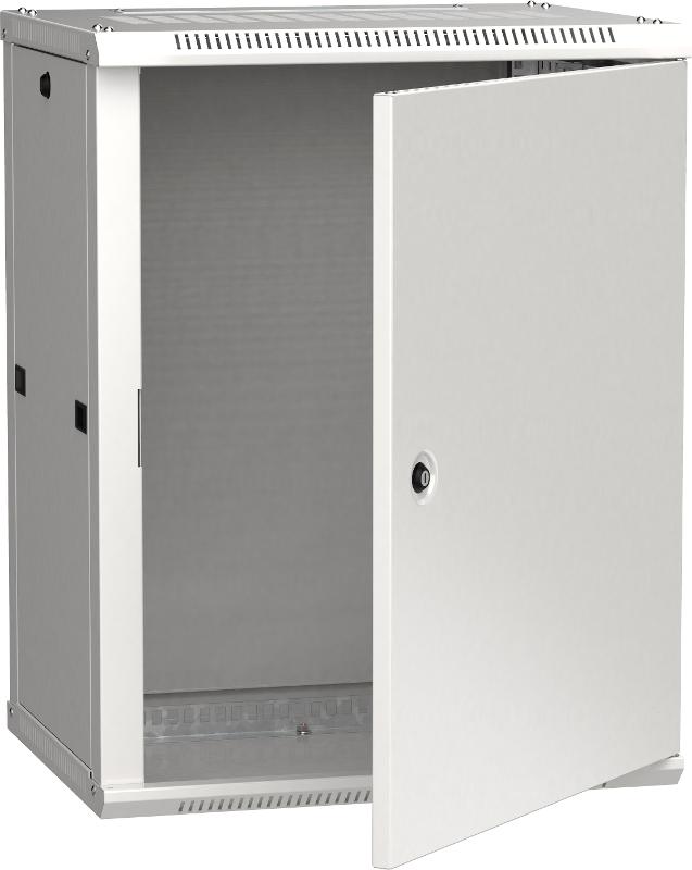 Шкаф LINEA W 12U 600x450 мм дверь металл, RAL7035 | LWR3-12U64-MF | ITK — ITK