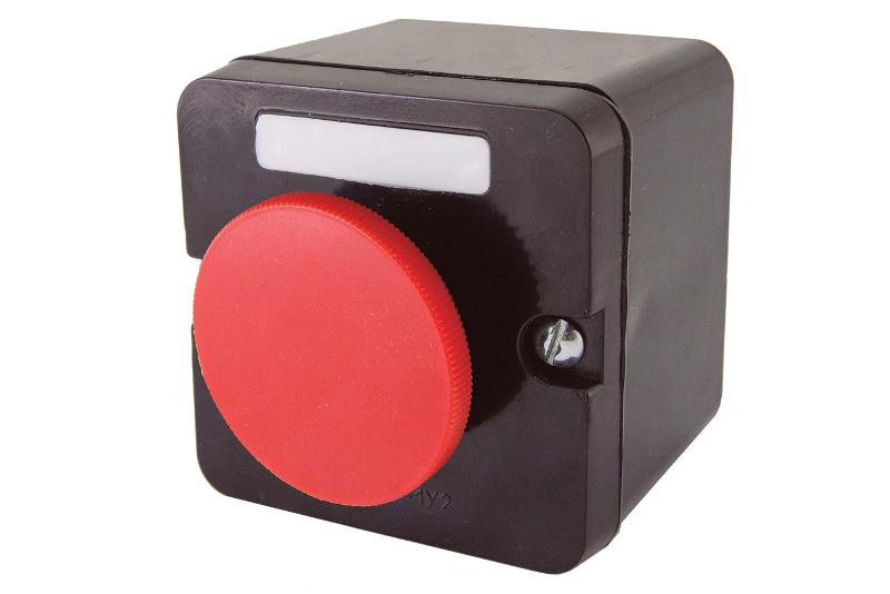 Пост кнопочный ПКЕ 212-1 красный гриб IP40  | SQ0742-0002 | TDM — TDM ELECTRIC