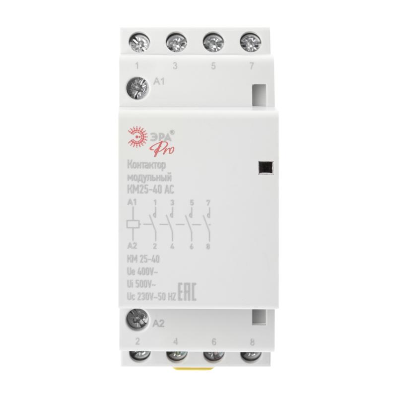 Контактор модульный NO-902-292 Pro-298 КМ25-40 AC (6/30/1080) | Б0049163 | ЭРА — миниатюра 2