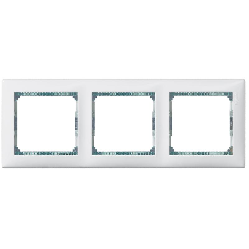 VALENA DIY Рамка 3-мест. бел. кр. | 694245 | Legrand — Legrand