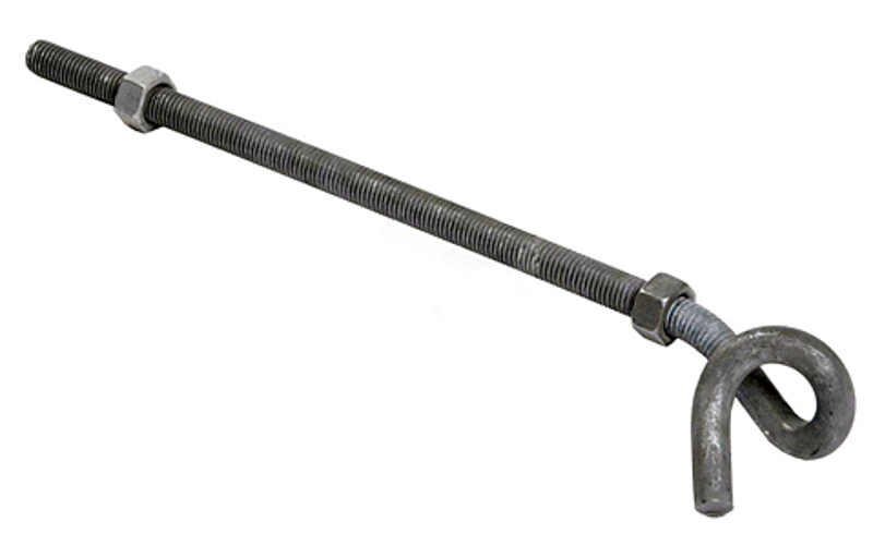 Крюк спиральный КСА12-250/200 (BQC 12-250)  | UKS-12-12-250 | IEK — миниатюра 2