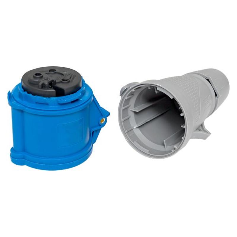 Розетка переносная 223 2P+PE 32А 220В IP44 EKF PROXIMA | ps-223-32-220-PRO | EKF — миниатюра 16