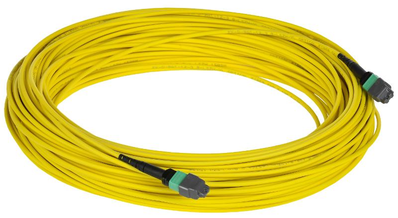 ITK Сборка кабельная MPOF-MPOF тип А 12 SM OS2 25м | FAP0902-MPOF-MPOF-12A-025 | ITK — ITK