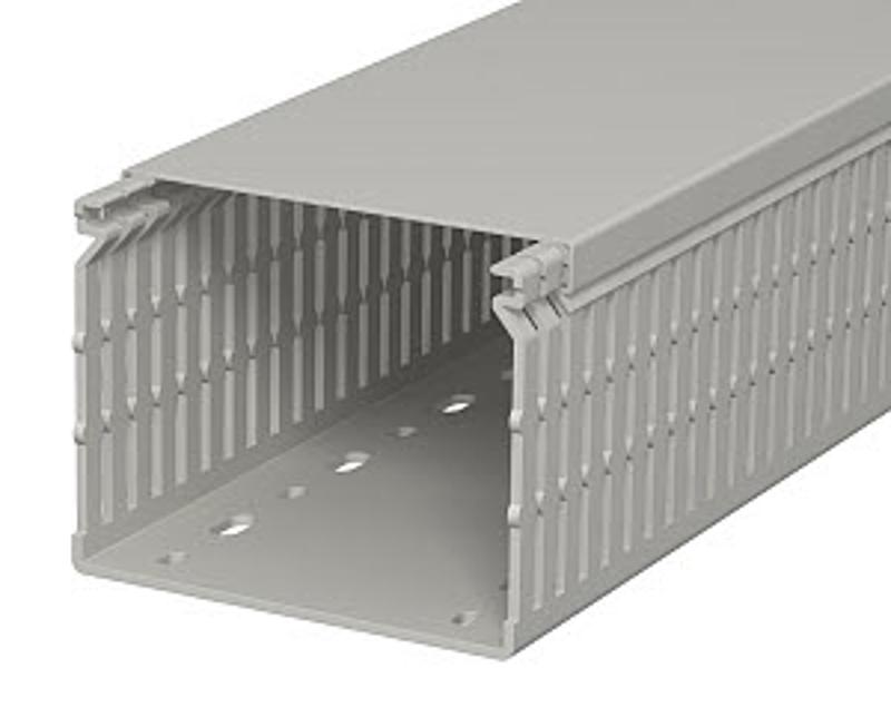 Распределительный кабельный канал LK4 N 80x100x2000 мм (ПВХ,серый) (LK4 N 80100) | 6178233 | OBO Bettermann — миниатюра 2