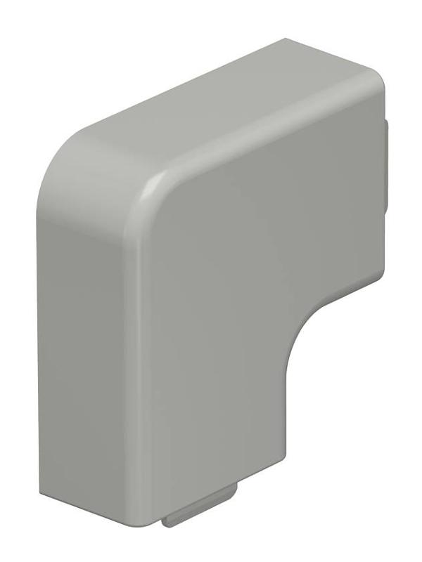 Крышка плоского угла кабельного канала WDK 15x30 мм (ПВХ,серый) (WDK HF15030GR) | 6158595 | OBO Bettermann — OBO Bettermann