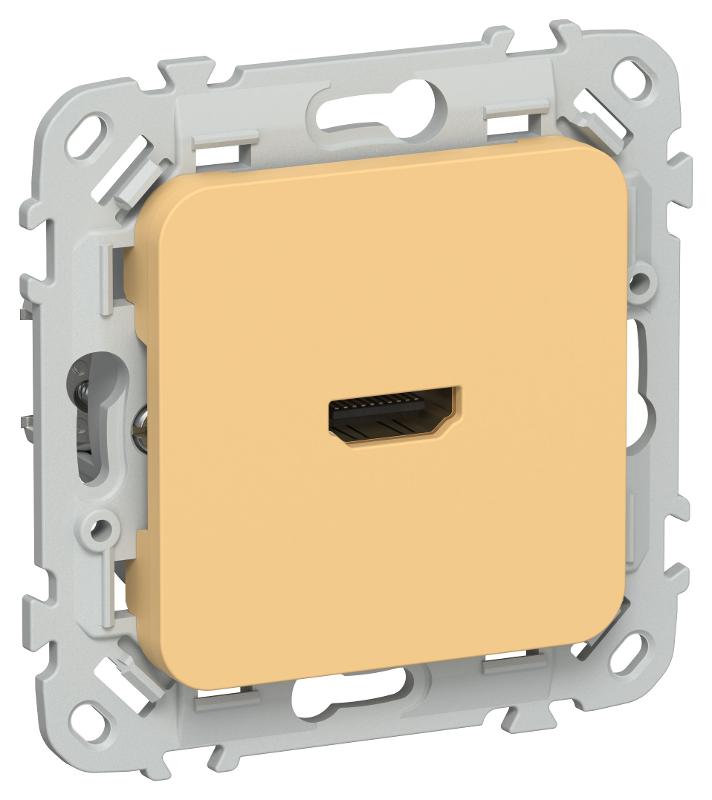 FLITE Розетка HDMI РШДМА-ФлЗ золотарник | FI-H10-K90 | IEK — IEK (ИЭК)