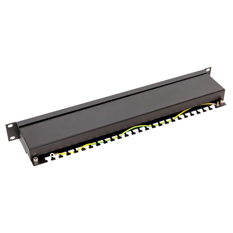 Патч-панель TERACOM CS 19'' Cat.6 1U полный экран STP 24 порта RJ-45 Dual IDC с органайзером|TRCS-PPNL-6STP-1U24|EKF — миниатюра 5