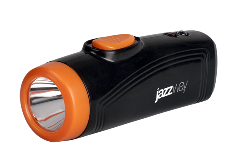 Фонарь прожекторный  Accu1-L1W-bk (черн.), Li-ion, ПРОМО | 5006737 | JAZZway — Jazzway