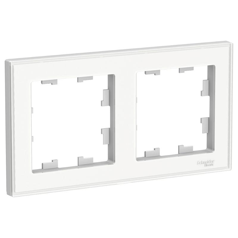 AtlasDesign Art Белый Рамка 2-ая | ATN200102 | SE — Systeme Electric