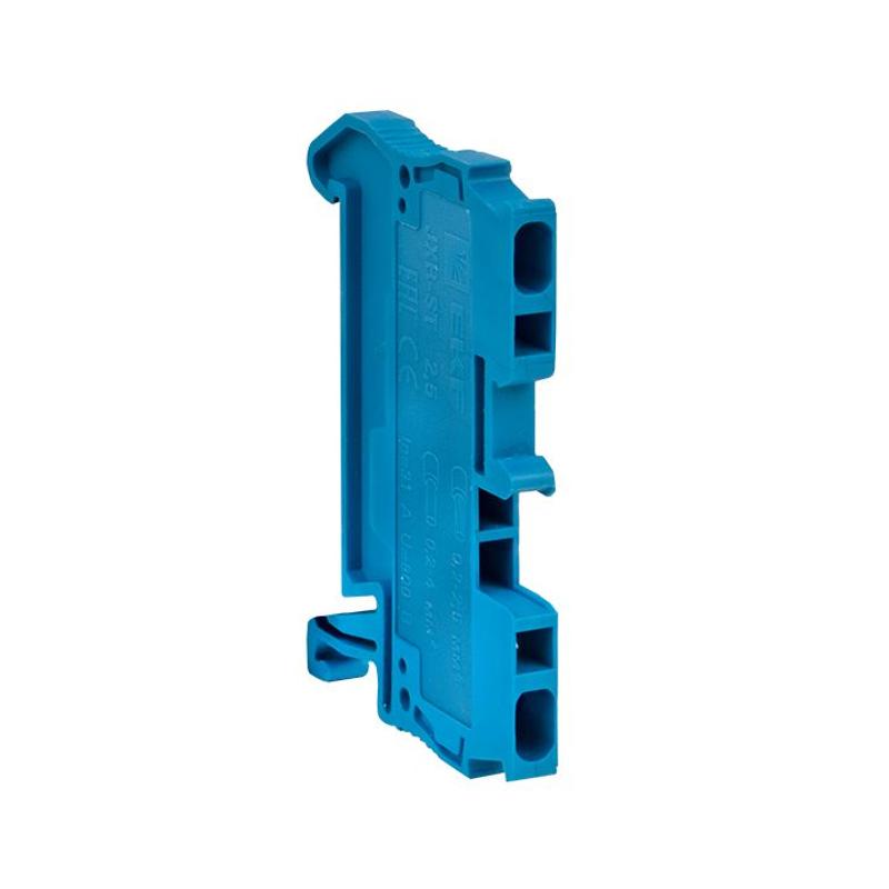 Колодка клеммная пружинная JXB-ST-2.5 31А синяя EKF PROxima | plc-jxb-st-2.5-blue | EKF — EKF