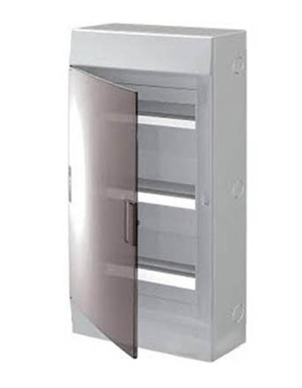 Бокс настенный Mistral41 36М прозрачная дверь (с клемм) 3 ряда | 1SPE007717F9994 | ABB — ABB