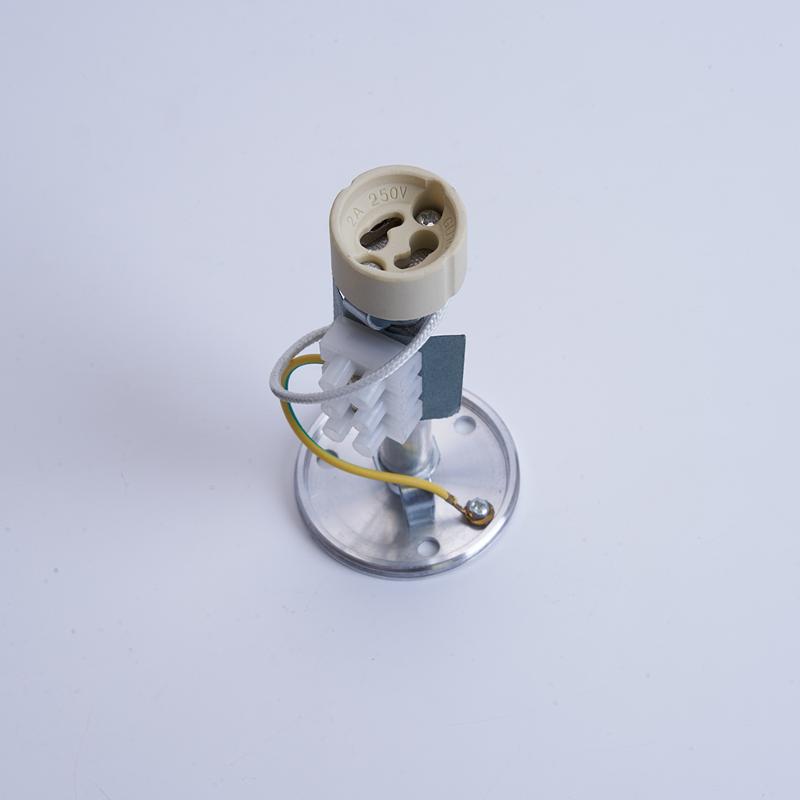 Светильник потолочный на подвесе MR16 35W 230V, черный, золото, D55*H200 ML1828 | 48043 | FERON — миниатюра 2