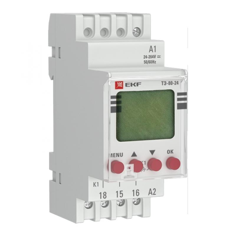 Таймер электронный ТЭ-80 24-230В EKF PROxima|te-80-24|EKF — миниатюра 1