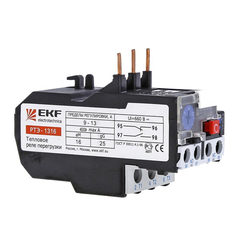 Реле тепловое РТЭ-1316 9-13А EKF PROxima | rel-1316-9-13 | EKF — миниатюра 12