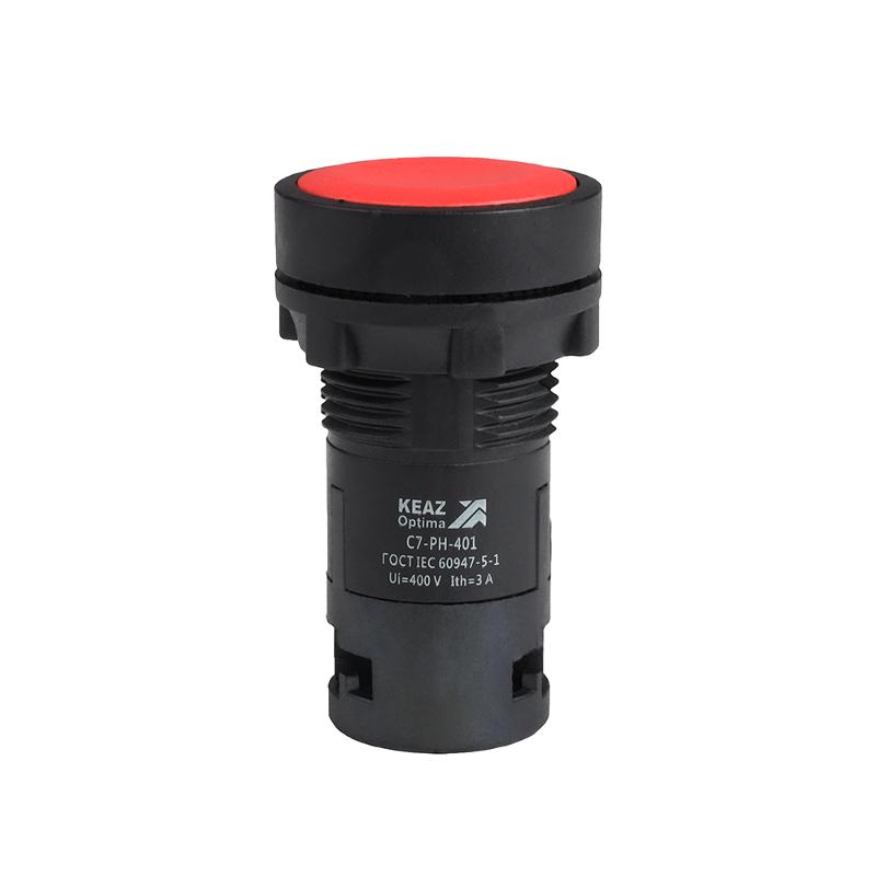 Кнопка с фиксацией OptiSignal Compact D22 C7-PH-402 красная 2НЗ XB7NH44 | 362069 | КЭАЗ — КЭАЗ (Курский электроаппаратный завод)