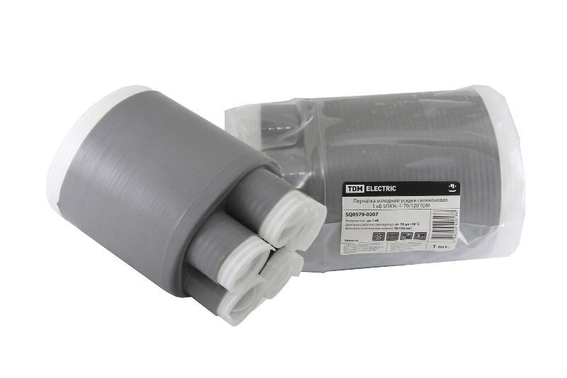 Перчатка холодной усадки силиконовая 1 кВ 5ПХУс-1-70/120 | SQ0579-0207 | TDM — TDM ELECTRIC