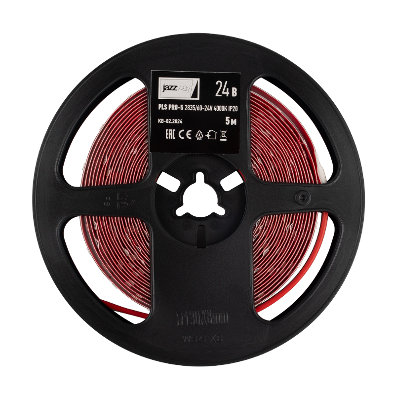 Лента светодиодная  PLS PRO-5 2835/ 60-24V 4000K  6W/m IP20-5m  | .5055711 | Jazzway — Jazzway