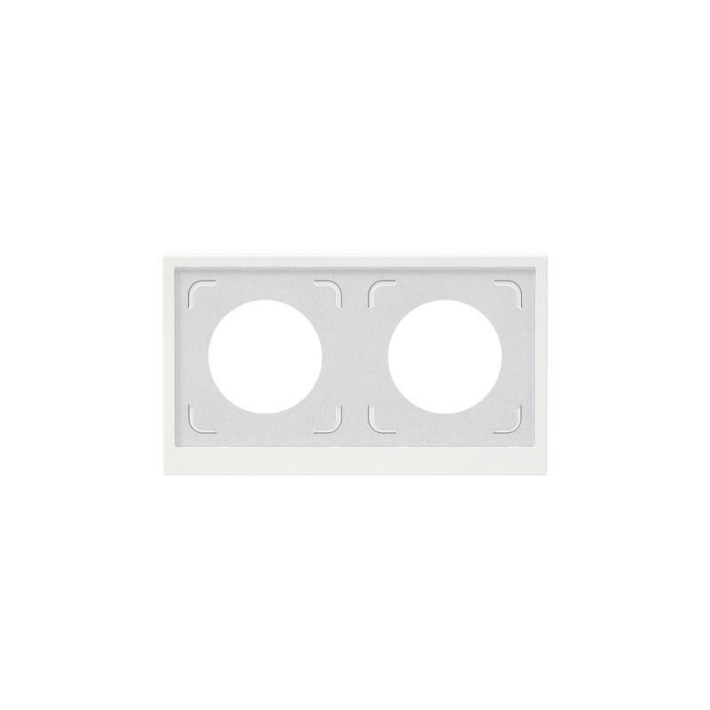 Рамка 2 поста IP44, KANT, белая магнолия | 7000944 | DKC — миниатюра 1