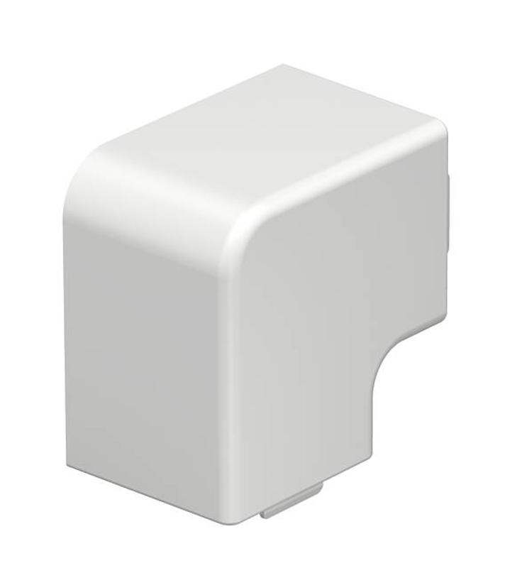 Крышка плоского угла кабельного канала WDK 40x40 мм (ПВХ,белый) (WDK HF40040RW) | 6192831 | OBO Bettermann — OBO Bettermann