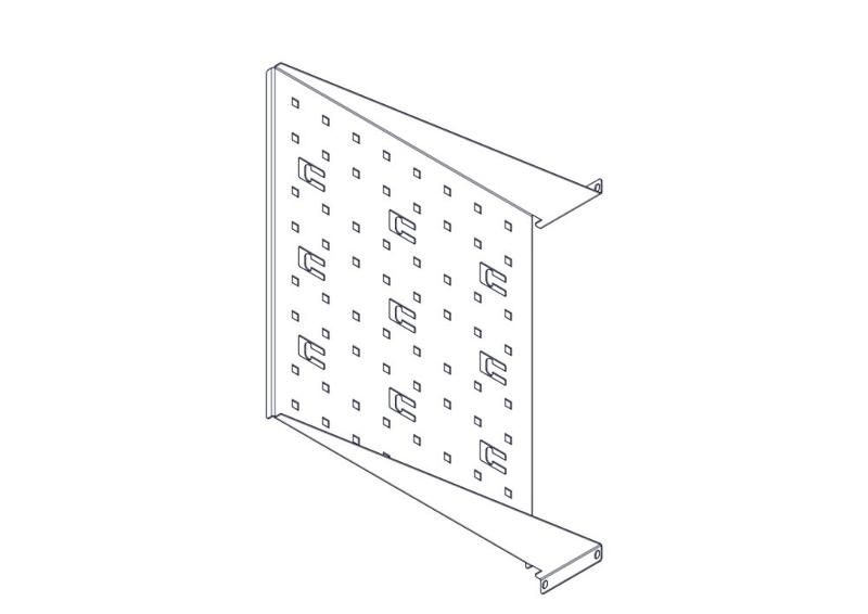 Фиксированная полка Systeme Electric, серия Uniprom, 2U, 450мм, до 15кг | UT8105 | SE — миниатюра 4