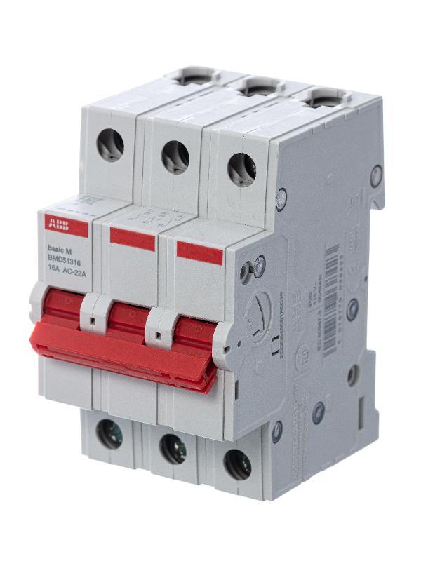 Выключатель нагрузки 3P 16A BMD51316 | 2CDD643051R0016 | ABB — ABB