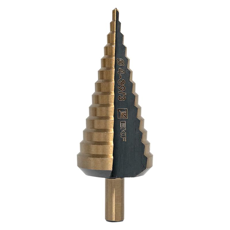 Ступенчатое сверло ST-4-39/3 HSS (13 ступ.) | ST-4-39/3 | EKF — миниатюра 2