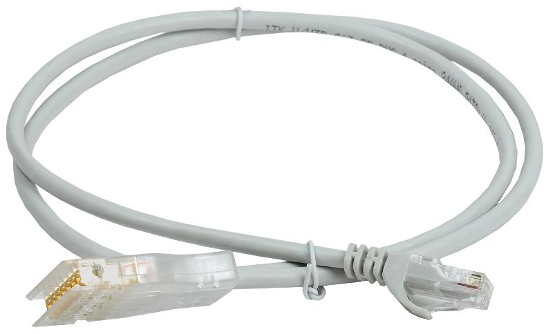 Патч-корд 110-RJ45 4 пары, кат.5Е, 2м, серый | PC01-11045-4P2M | ITK — ITK