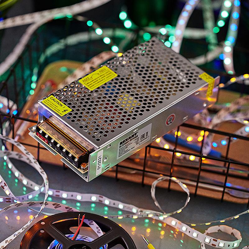 Источник питания 220V AC/24V DC, 6,25A, 150W с разъёмами под винт, без влагозащиты (IP23) | 201-150-1 | REXANT — REXANT