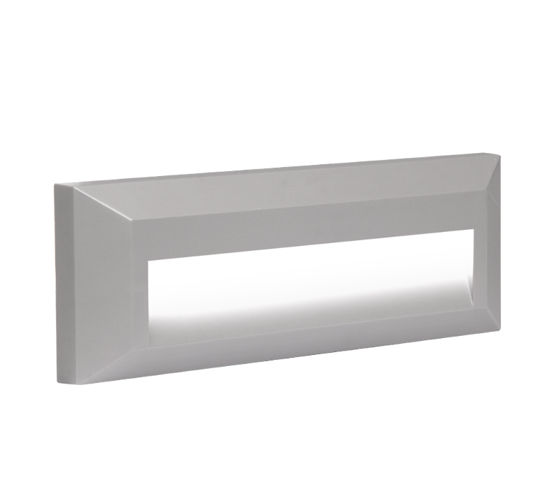 Светильник светодиодный архитектурный ДВУ PST/W S230080 3w 4000K GREY IP65 фасадный | 5005594 | Jazzway — миниатюра 5