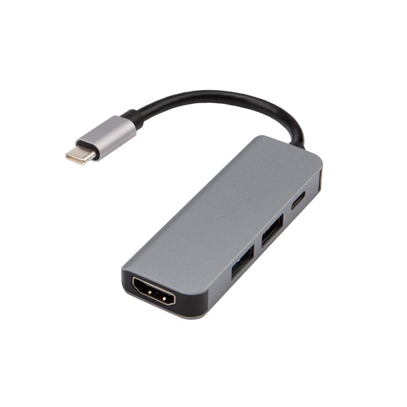 Разветвитель USB Type-C на 4 порта: 1xHDMI/2xUSB 3.0 PD/1xType-C PD REXANT |18-4151 | REXANT — REXANT