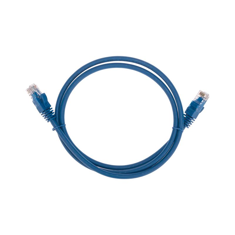 Патч-корд U/UTP CAT 6, RJ45-RJ45, 26AWG, LSZH, синий, 1м REXANT | 02-0294-1 | REXANT — фото 1 | Sento