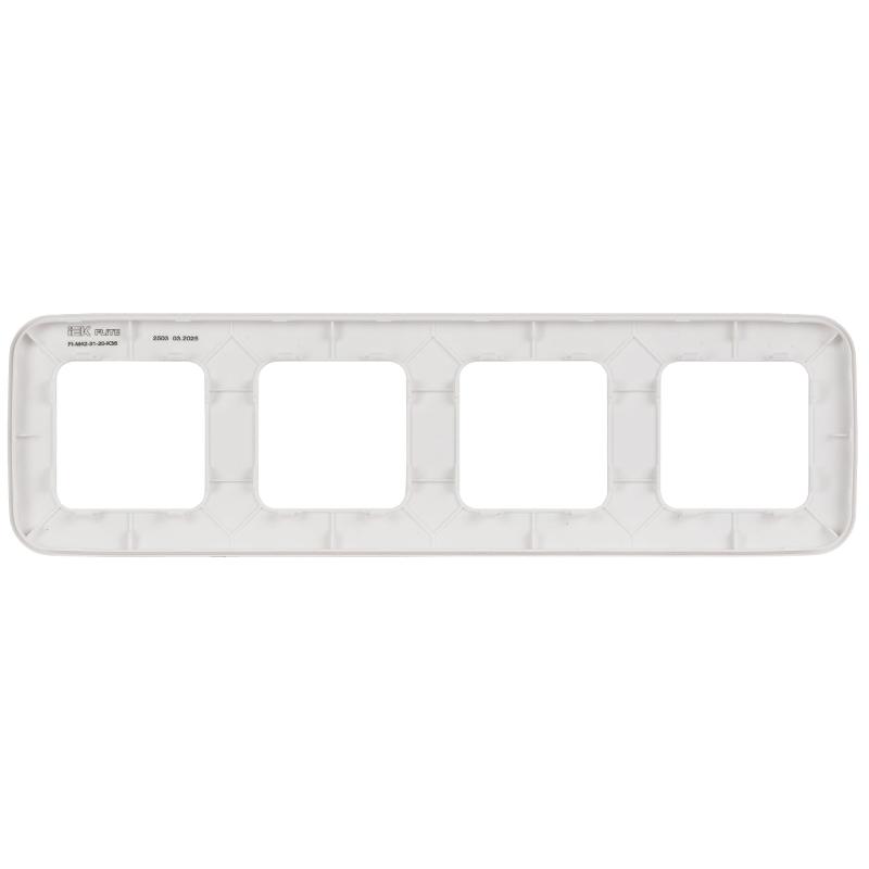 FLITE Artistic Рамка 4-ая РУ-4-А-ФлЖ жемчуг | FI-M42-31-20-K36 | IEK — миниатюра 3