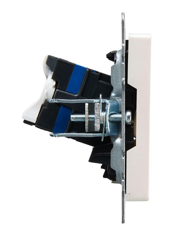 BRITE Розетка компьютерная RJ45 кат.6 РК11-БрЖ жемчуг | BR-K10-2-K36 | IEK — миниатюра 3
