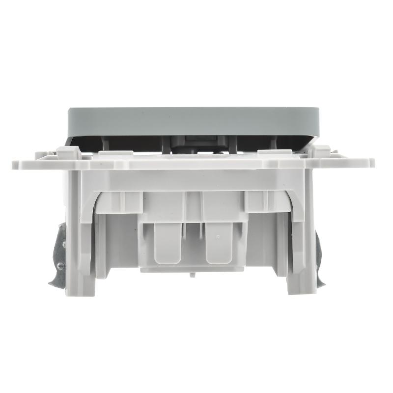 FLITE Выключатель 1-клавишный 10А ВС11-1-0-ФлС серый | FI-V10-0-10-1-K03 | IEK — миниатюра 6