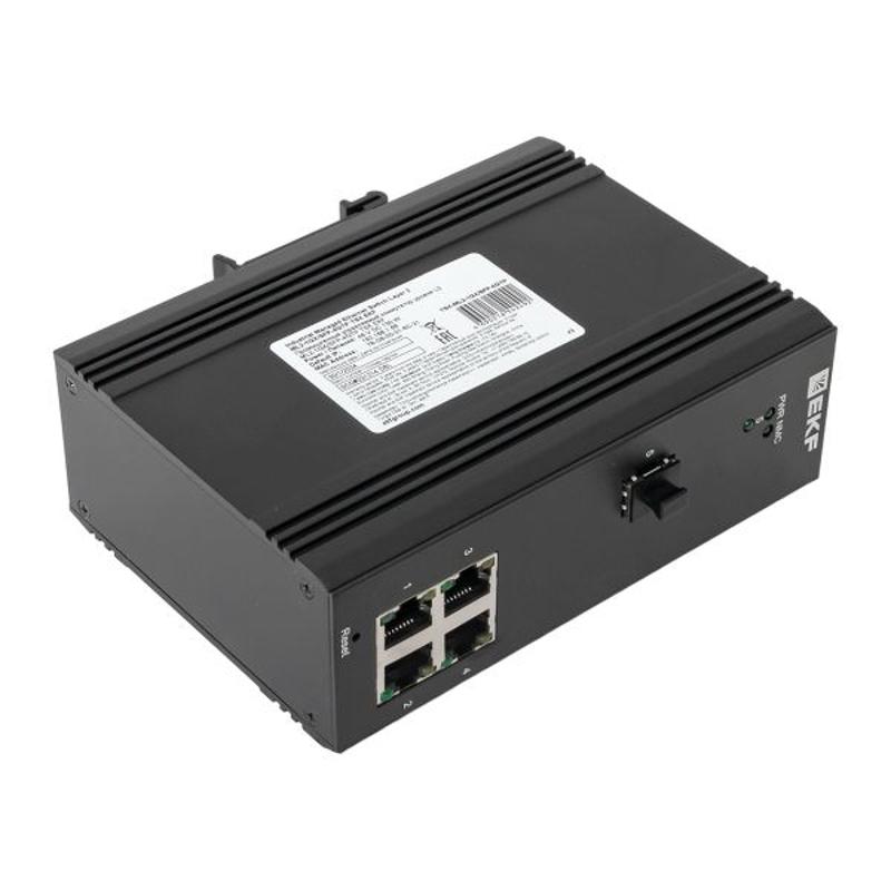 Промышленный управляемый коммутатор уровня L2 ML2-1GX/SFP-4GTP, 1 порт 1000Base-X SFP, 4 порта 10/100/1000Base-T(X) RJ45 c PoE, монтаж на динрейку TSX — миниатюра 20