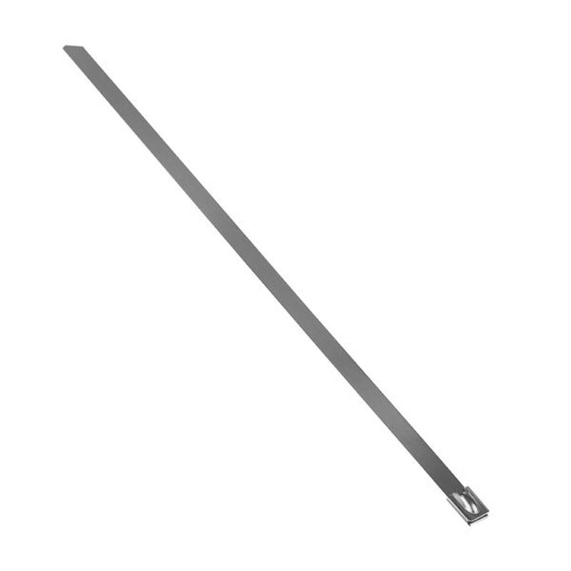 Хомут AISI 304 из нержавеющей стали, 7.9x290 (10 шт.) FlexLock PROxima | plc-fl-tss-304-7.9x290-r | EKF — миниатюра 6