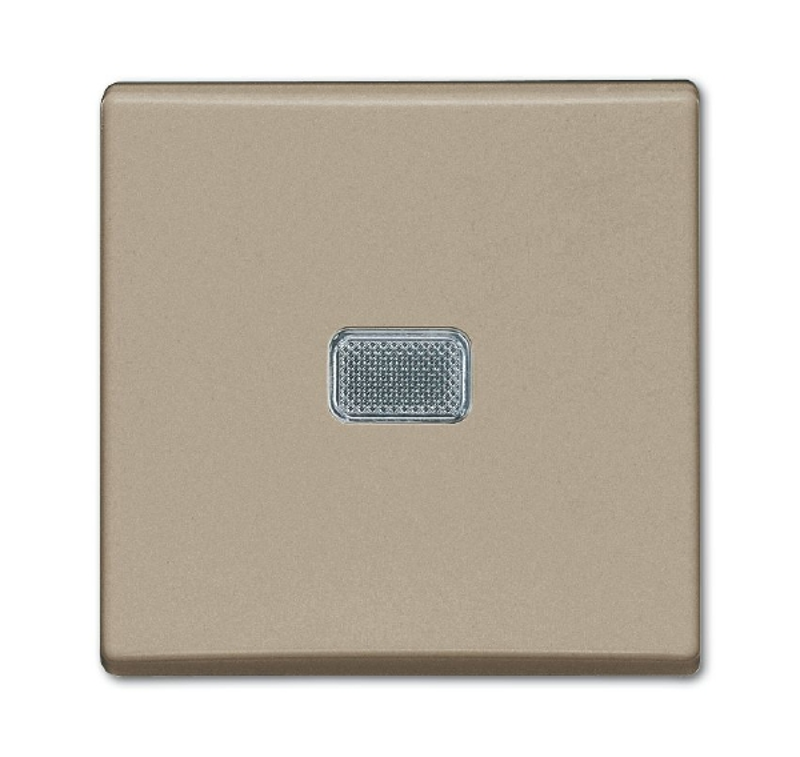 ABB Basic 55 Шампань Выключатель 1-клавишный с подсветкой | 1012-0-2165  | 2CKA001012A2165 | ABB — ABB