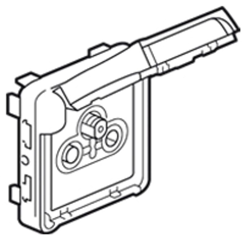 Plexo Серый Розетка TV-SAT IP55 — миниатюра 2