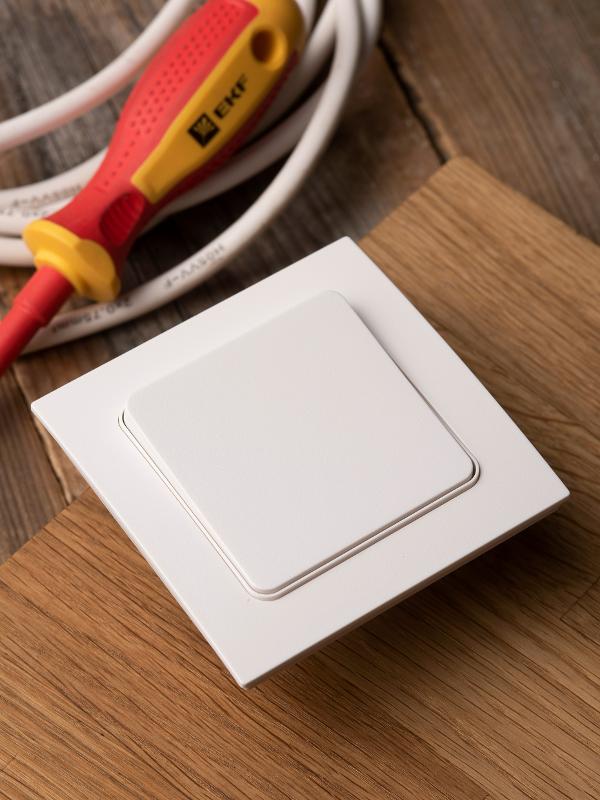 Стокгольм Выключатель 1-кл. 10А белый PROxima | EXV10-021-10 | EKF — миниатюра 8