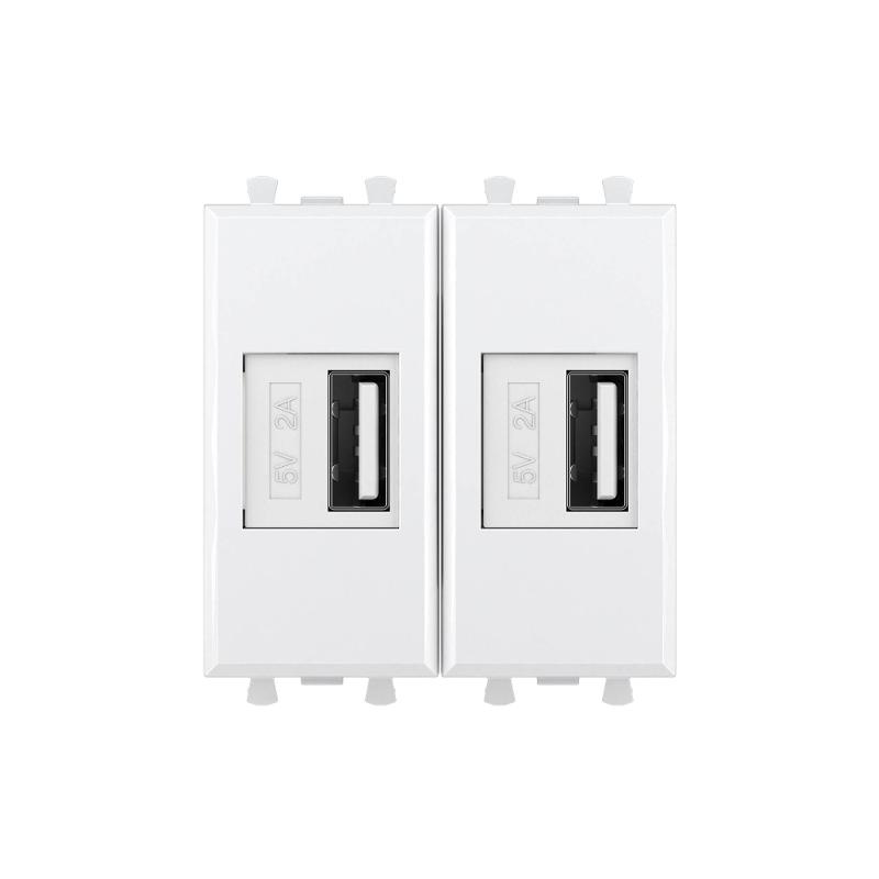 USB зарядное устройство "Белое облако", "Avanti", 2.1А, 2 мод. | 4400542 | DKC — миниатюра 4