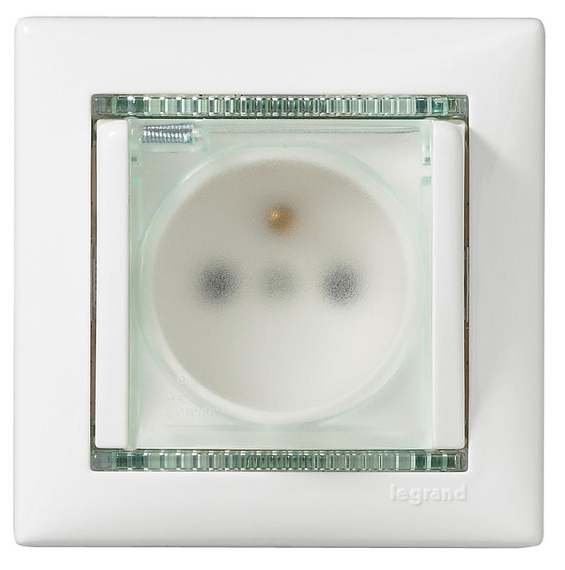 Valena Белый Розетка 1-ая с/з с крышкой и защитными шторками IP44 (к простой рамке) — миниатюра 21