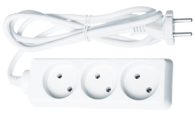 Удлинитель 61 308 NPE-S-03-150-X-2x1 б/з 3 гн. 1.5м |61308 |Navigator — Navigator