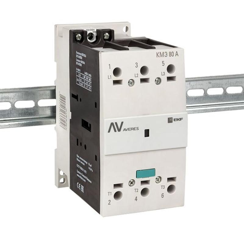 Контактор КМЭ 80А 230В АС EKF AVERES | ctr-s-80-00-230-av | EKF — миниатюра 10