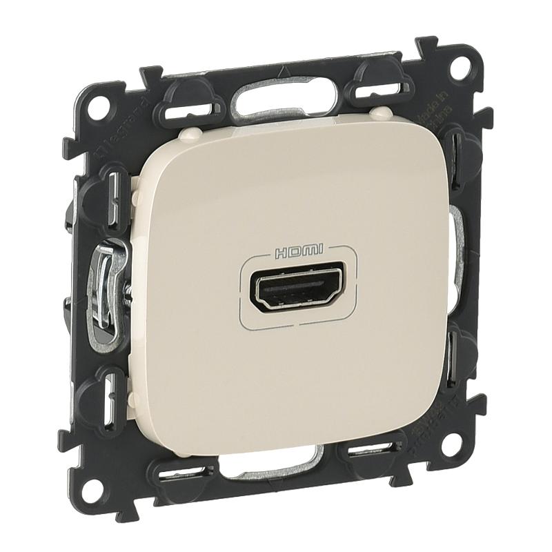 Valena ALLURE Сл.кость Розетка 1-ая HDMI  (с лицевой панелью) | 754716 | Legrand — Legrand