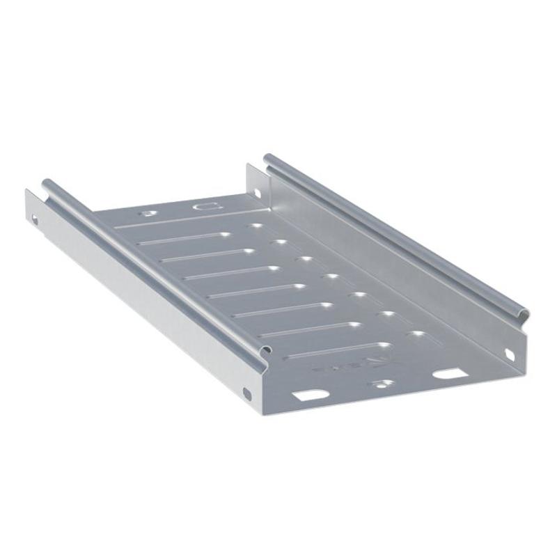 Лоток неперфорированный металлический 50х400x3000-1,5мм (12 м) HDZ | L5040000-1,5-HDZ | EKF — фото 1 | Sento