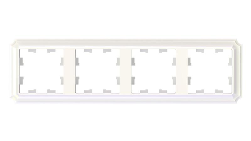 AtlasDesign Antique Рамка 4-ая, универсальная, Жемчуг | ATN100404 | SE — Systeme Electric