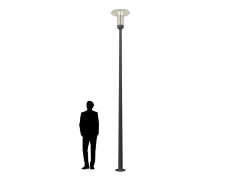 Осветительный комплекс IDALGO 30W RW 830 RAL9005 POLE 4M SET (в комплекте ЗДФ) | 4876000020 | Световые Технологии — миниатюра 1